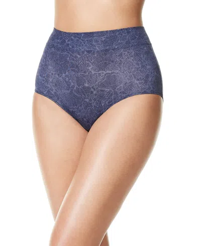 Warner's Warners No Pinching No Problems Tailored Brief 5738 In Blue Boho
