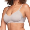 Warner's No Side Effects Underarm And Back-smoothing Comfort Wireless Lift T-shirt Bra Rn2231a In Gray