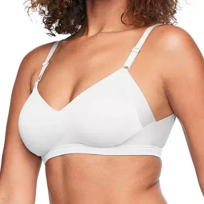 Warner's No Side Effects Underarm And Back-smoothing Comfort Wireless Lift T-shirt Bra Rn2231a In White