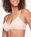 Warner's Warners No Side Effects Underarm-smoothing Comfort Wireless Lightly Lined T-shirt Bra 1056 In Rosewater