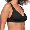 Warner's No Side Effects Wireless Full Coverage Bra Ra2231a In Black