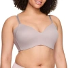 Warner's Seamless T-shirt Wireless Full Coverage Bra Rm3061a In Brown