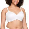 Warner's Seamless T-shirt Wireless Full Coverage Bra Rm3061a In White