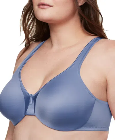 Warner's Warners Signature Support Cushioned Underwire For Support And Comfort Underwire Unlined Full-coverag In Periwinkle