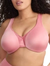 Warner's Signature Support Satin Bra In Mauve Glow