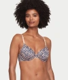 Warner's This Is Not A Bra T-shirt Bra In Bella Rose Pin Dot
