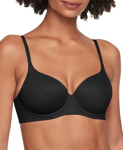 Warner's Women's Cloud 9 Easy Size Underwire T-shirt Bra Ra1051a In Black