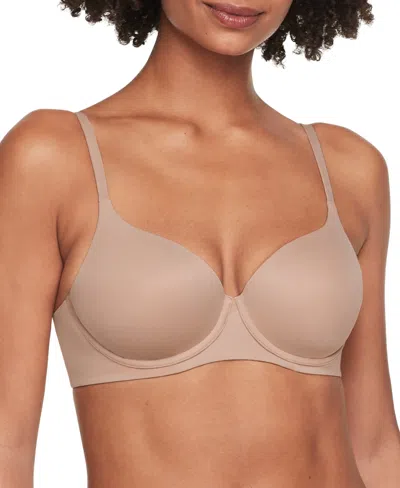 Warner's Women's Cloud 9 Easy Size Underwire T-shirt Bra Ra1051a In Toasted Almond
