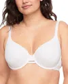 Warner's Cloud 9 Lift Underwire Full Coverage Bra Wrw253pu09 In White