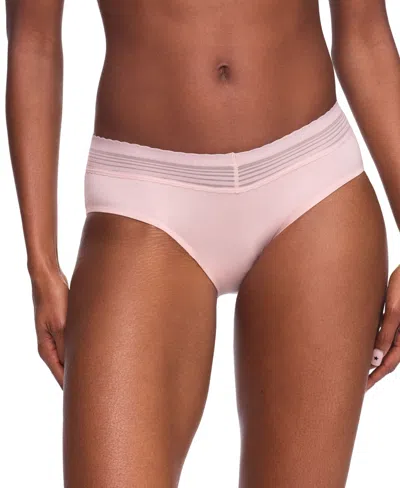 Warner's Women's No Pinching, No Problems Cotton Blend Dig-free Comfort Hipster Panty, Wrw263hp02j658 In Pink
