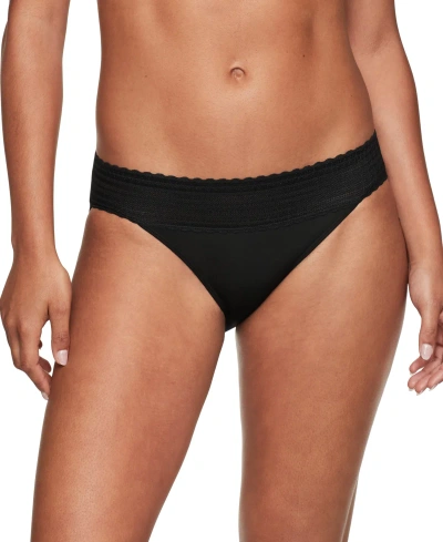 Warner's Women's No Pinching, No Problems Lace Bikini Underwear 5509 In Black
