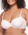 Warner's Warners Women's No Side Effects Seamless Comfort Underwire T-shirt Bra Ra3061a In Blush Petal