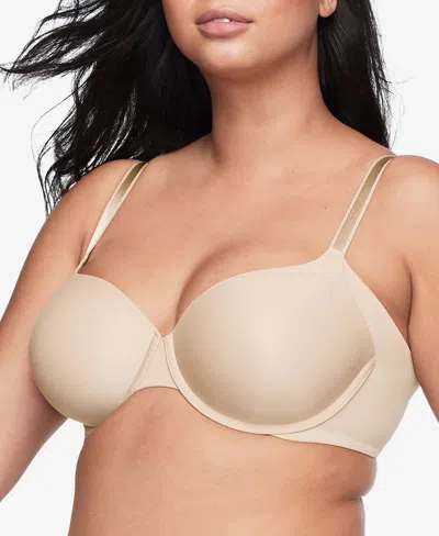 Warner's Warners Women's No Side Effects Seamless Comfort Underwire T-shirt Bra Ra3061a In Butterscotch