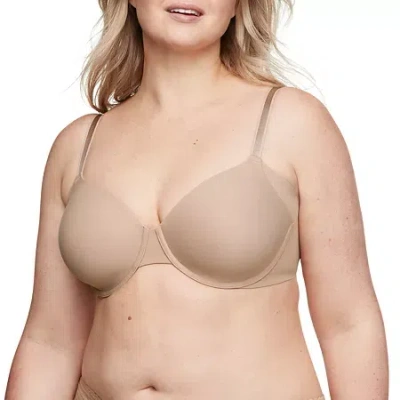 Warner's Women's No Side Effects Seamless Comfort Underwire T-shirt Bra-ra3061a In Sand