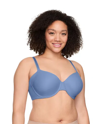 Warner's Warners Women's No Side Effects Seamless Comfort Underwire T-shirt Bra Ra3061a In Blue