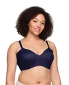 Warner's Women's No Side Effects Underarm-smoothing Wireless Bra Rm3061a In Blue