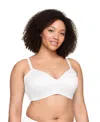 Warner's Women's No Side Effects Underarm-smoothing Wireless Bra Rm3061a In White