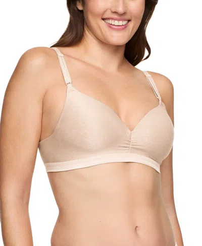 Warner's Women's Play It Cool Wireless Lift Comfort Bra Rn3281a In Neutral