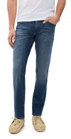 Warp & Weft Ams Slim Knit Jeans 32 Smyth In Brown