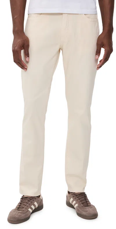 Warp & Weft Ams Slim Twill Pants Birch In White