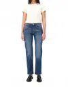 Warp & Weft Bze Vintage Straight Jean In Night Flight In Blue
