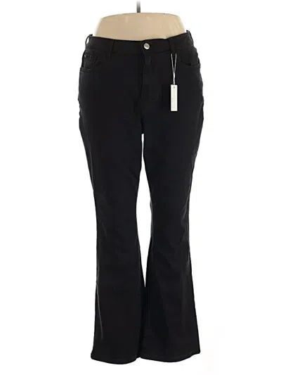 Pre-owned Warp & Weft Casual Pants In Black