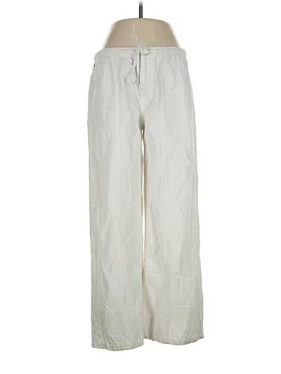 Pre-owned Warp & Weft Casual Pants In Ivory