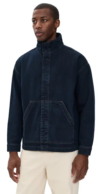 Warp & Weft Cdmx Jacket City Of Night In Blue