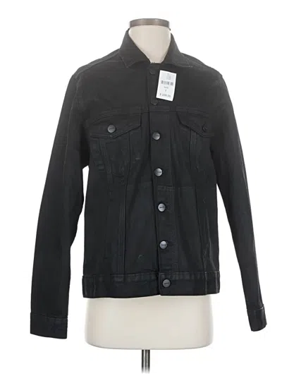 Warp & Weft Denim Jacket In Black