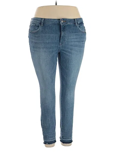 Pre-owned Warp & Weft Jeans In Blue