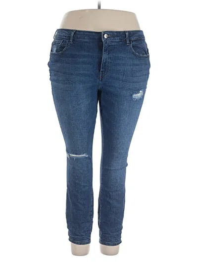 Pre-owned Warp & Weft Jeans In Blue