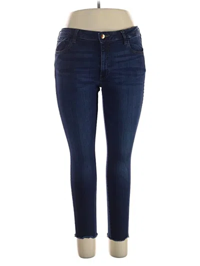 Pre-owned Warp & Weft Jeans In Blue