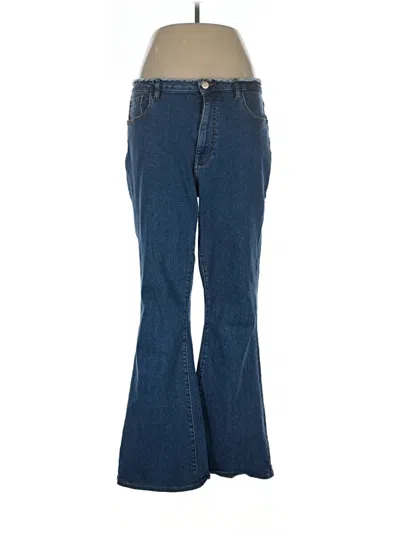 Pre-owned Warp & Weft Jeans In Blue