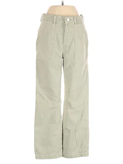 Pre-owned Warp & Weft Jeans In Green