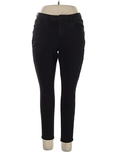 Pre-owned Warp & Weft Jeggings In Black