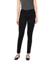 Warp & Weft Jfk Mid Rise Skinny Jean In Black In Black