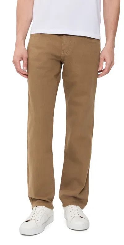 Warp & Weft Ord Straight Jeans 32 Mocha In Brown
