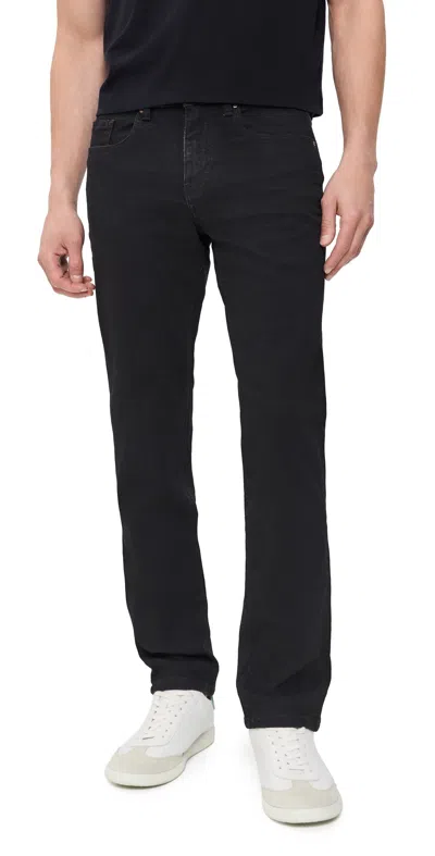Warp & Weft Ord Straight Jeans 32 Shadow In Black