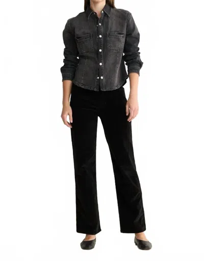 Warp & Weft Sat 90's Straight Jeans In Black