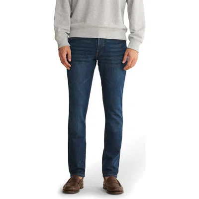 Warp & Weft Warp+weft Ams Slim Knit Jeans In Blue