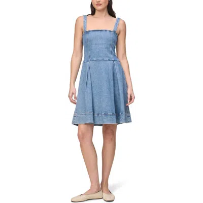 Warp & Weft Warp+weft Mem Tie Strap Denim Dress