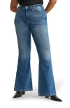Warp & Weft Nao High Rise Bootcut Jeans In Getaway Car In Blue