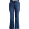 Warp & Weft Warp+weft Nao High Waist Bootcut Jeans In Blue