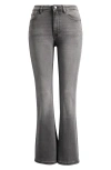 Warp & Weft Warp+weft Nao High Waist Bootcut Jeans In Gray