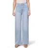Warp & Weft Nce Relaxed Wide Leg Knit Jeans In Brightside In Blue