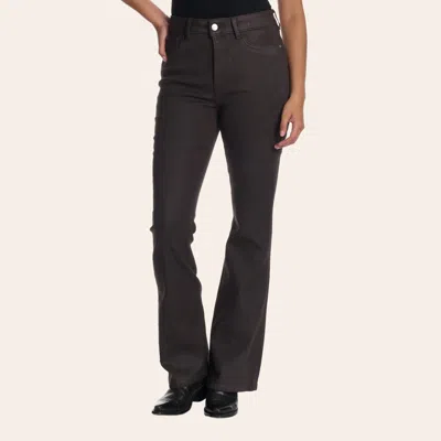 Warp & Weft Warp + Weft Women's Nao Jet Black High Rise Bootcut Jeans In Gray