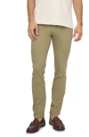 Warp & Weft Warp+weft Ams Slim Fit Jeans In Light Moss