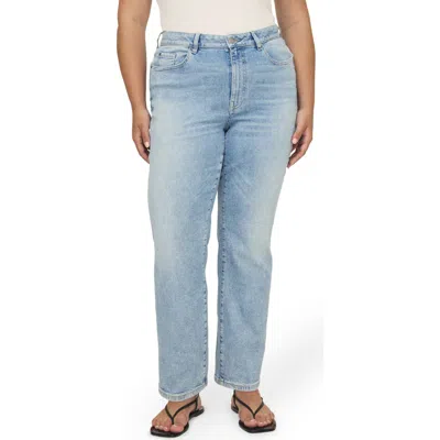Warp & Weft Warp+weft Ase High Waist Straight Leg Jeans In Outta Sight