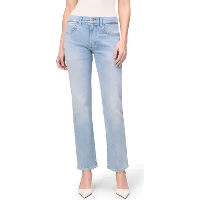 Warp & Weft Warp+weft Bze Mid Rise Slim Straight Leg Jeans In Outta Sight