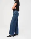 Warp & Weft Cju Mid Rise Wide Leg Jeans In La La Land
